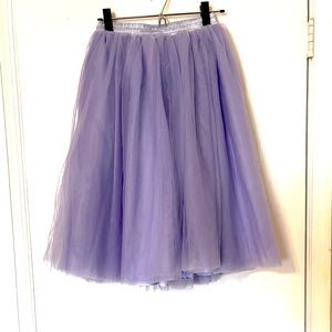 Lilac Tulle Crinoline Tutu Skirt